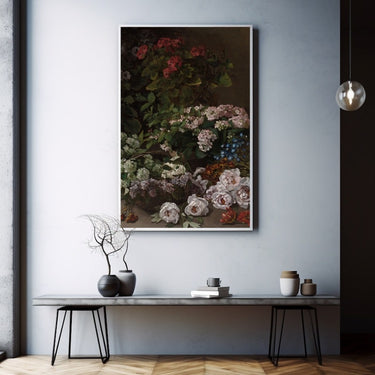 Flower Painting by Claude Monet